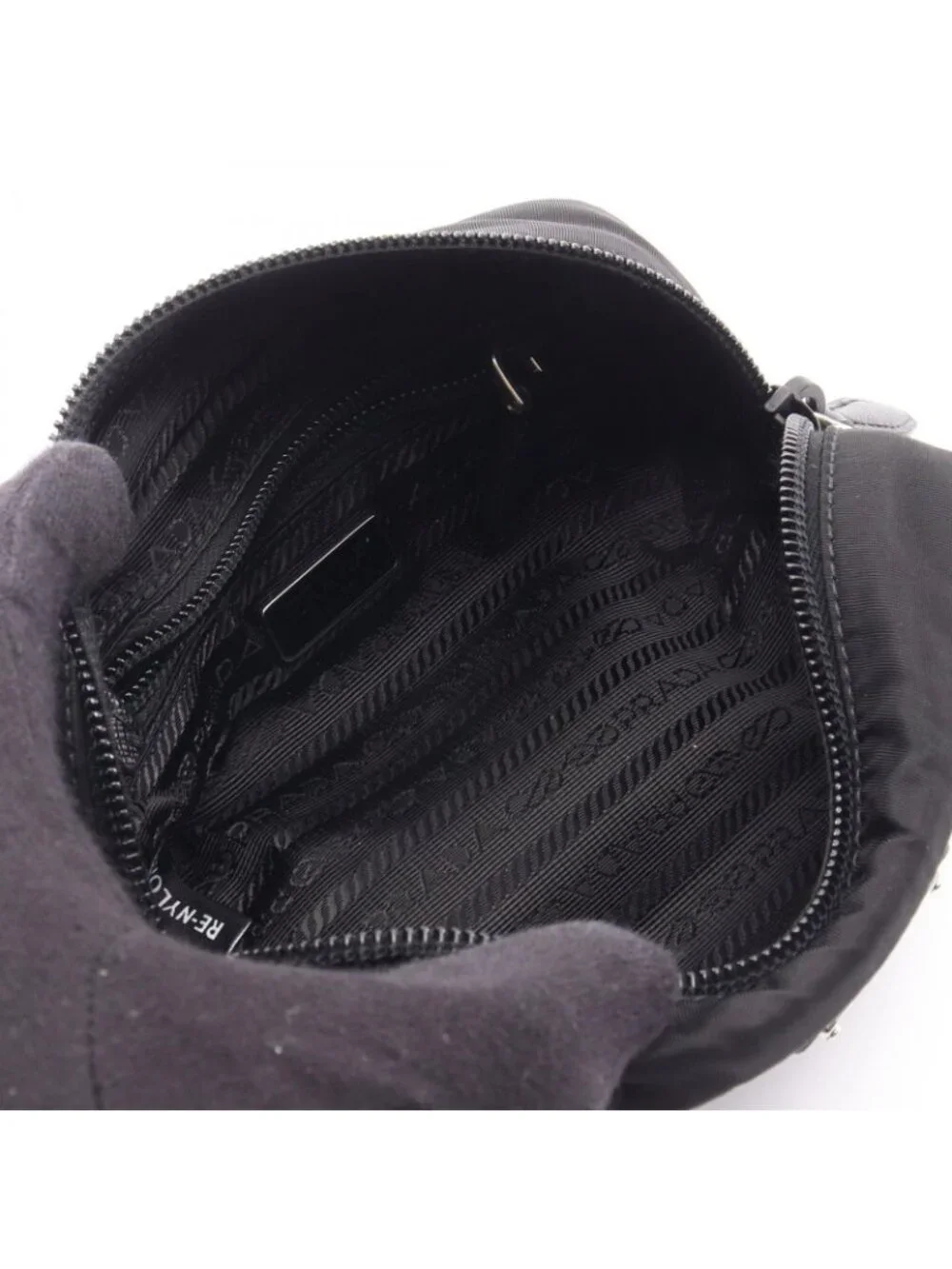 Prada Pouch Nylon Leather